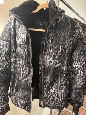 Obermeyer Leopard Print Ski Jacket